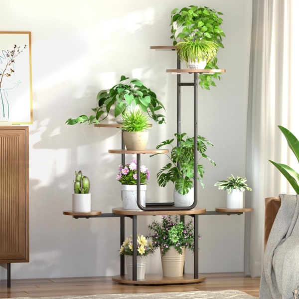 8-Tier Corner Indoor Plant Stand