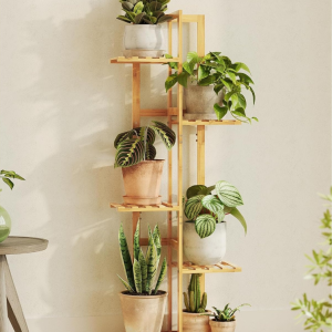 5-Tier Bamboo Plant Stand